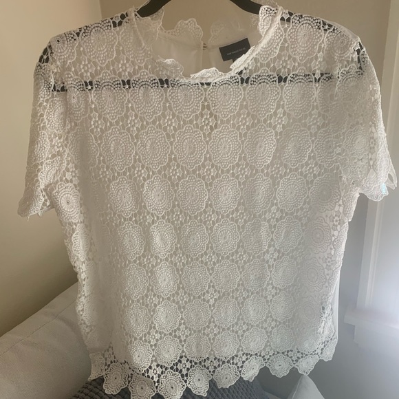 Boxy Lace Shirt - Picture 1 of 6